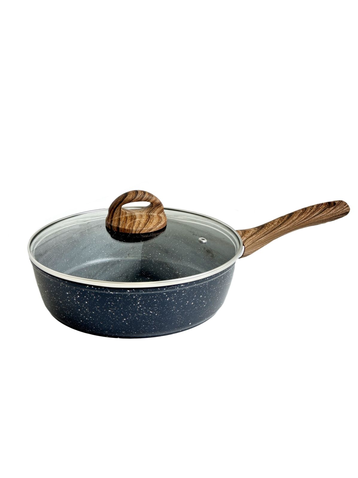 Сковорода глибока Intrendo Forest Line 28 см з кришкою IN1028FL